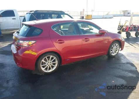 2012 Lexus Ct 200 from USA, damaged, VIN JTHKD5BH3C2084254